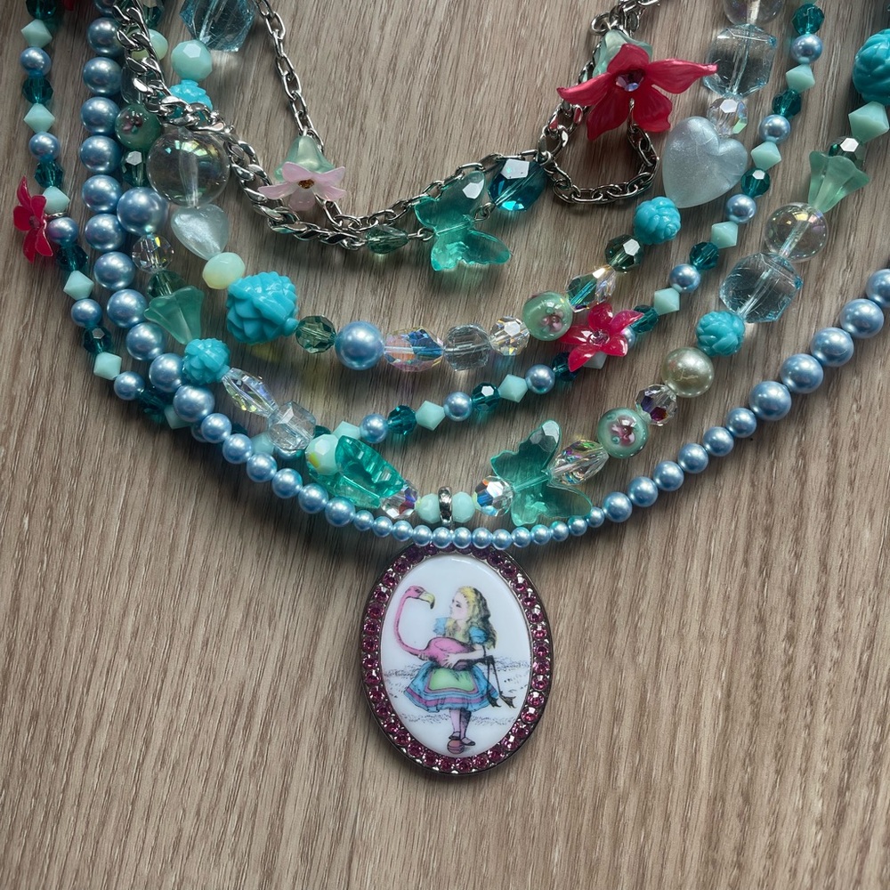 Tarina Tarantino Alison wonderland waterfall Necklace - Picture 2 of 4